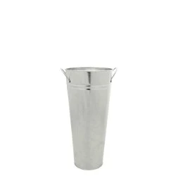 38cm Galvanised Flower Vase - GAL009