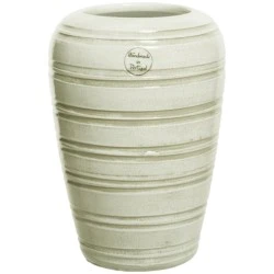 Cream Glazed Vase 25cm - VS085 2D