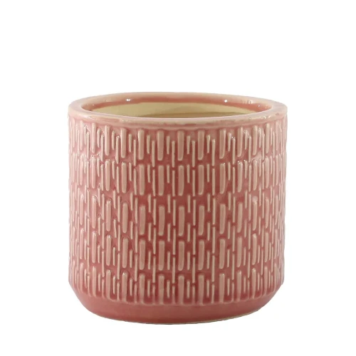 Gosford Plant Pot Cover Pink 19cm - POT006 10C