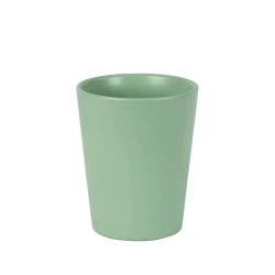 Vienna Ceramic Plant Pot Cover Matt Green 12cm - POT019 11C