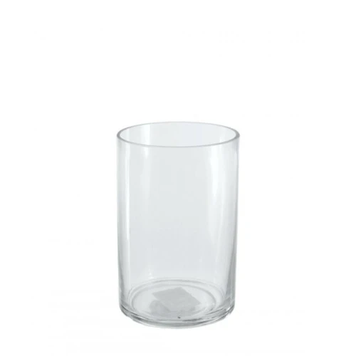 15cm Clear Glass Cylinder Vase - GL065 