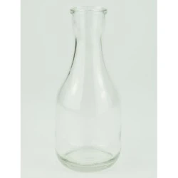 Home Store Clear Glass Bottle Flower Vase 16cm - VS043 9B