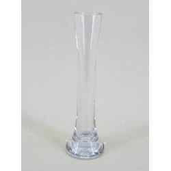 19.5cm Mini Lily Flower Vase Clear Glass - GL009  8C