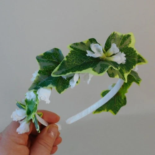 Loweswater Faux Flowers Head Band ivy - LOW005