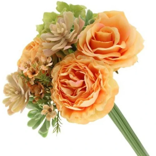 Camilla Peony Bouquet Peach 55cm - CAM005 BX12
