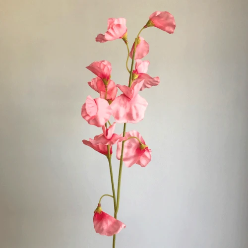 Sweet Peas Spray Pink 48cm - S037 II3