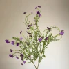 Artificial Wild Flowers Plant Purple 39cm - W053 DD2