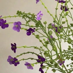 Artificial Wild Flowers Plant Purple 39cm - W053 DD2